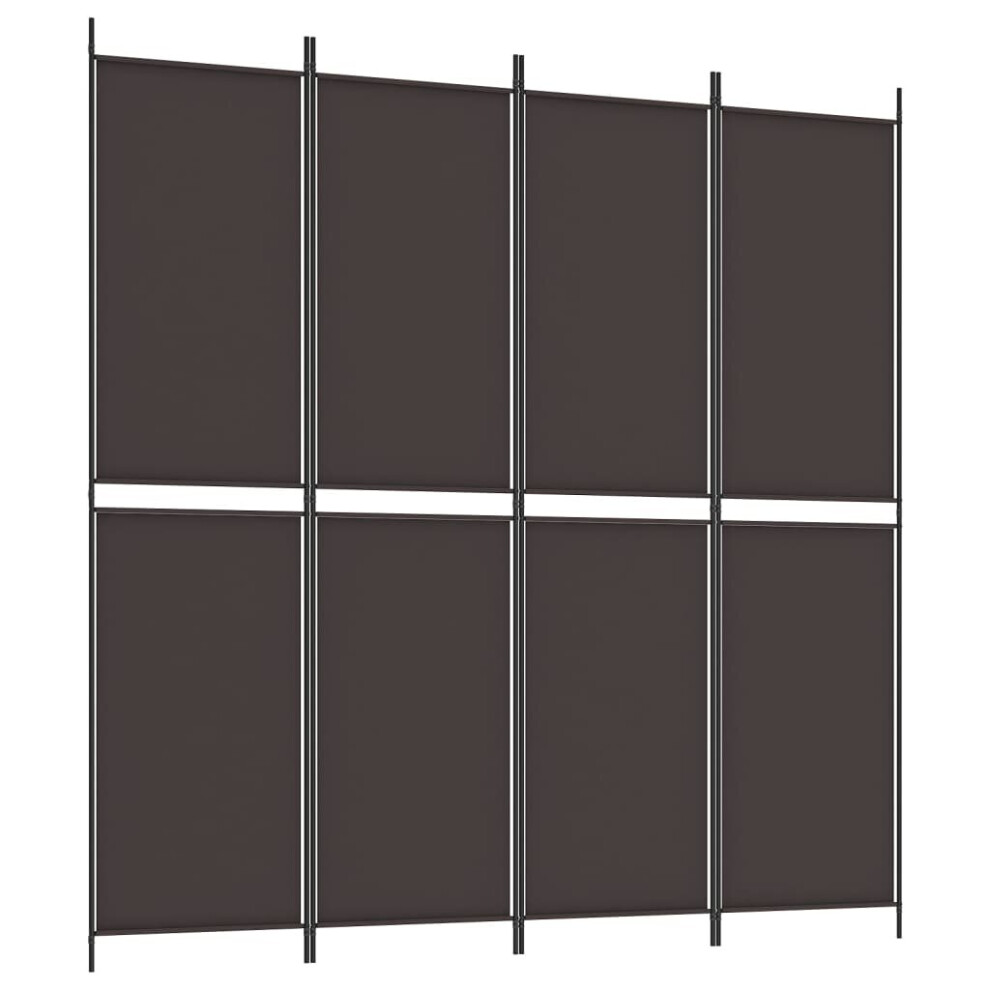 Vidaxl (Brown, 200 X 200 Cm) Room Divider Privacy Screen Paravent Dressing Room Partition Fabric