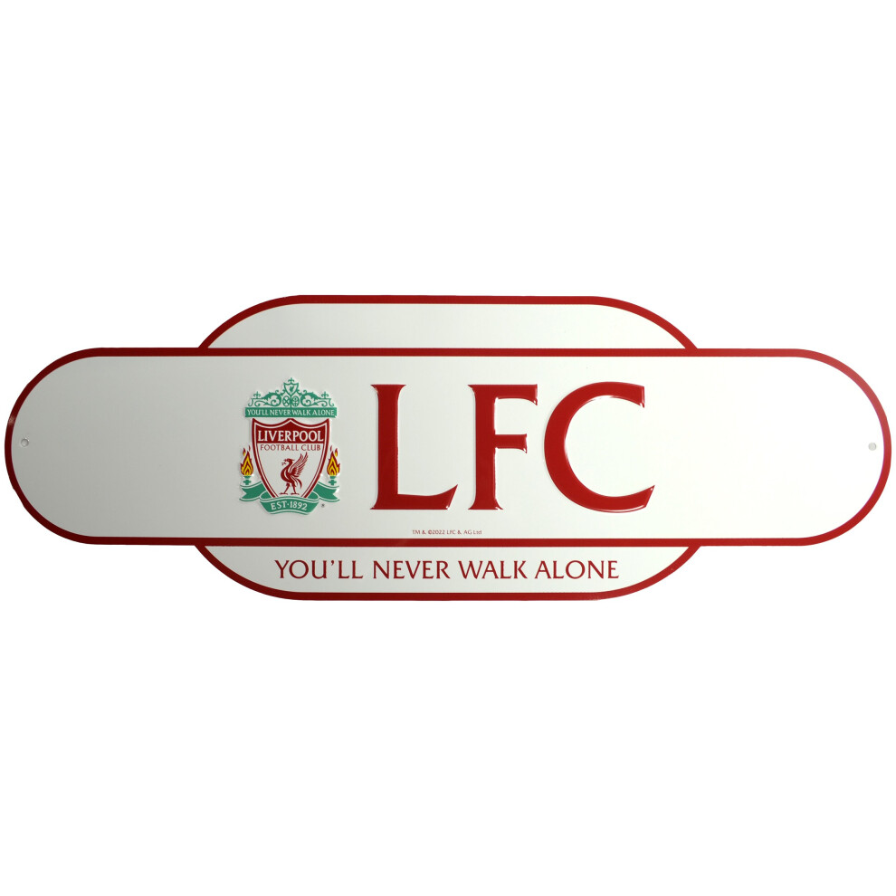 Liverpool Classic Retro Years Metal Street Sign