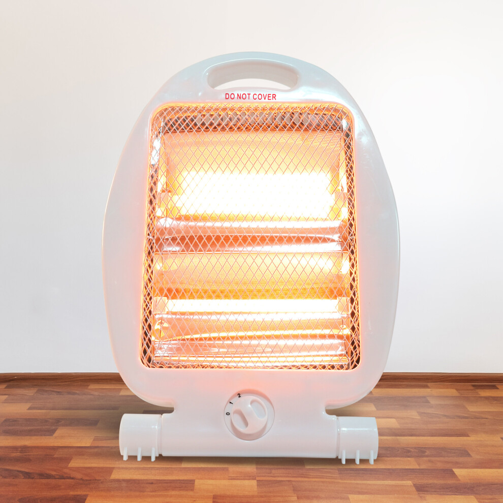 800W Quartz Heater 2 Bar Electric Halogen Heater