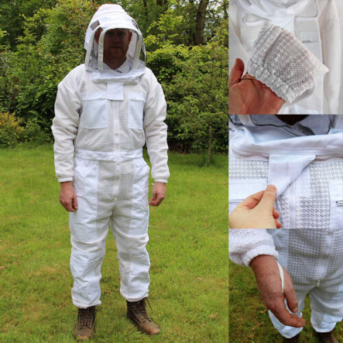 Ventilated Large 3 Layer Beekeepers Bee Suit