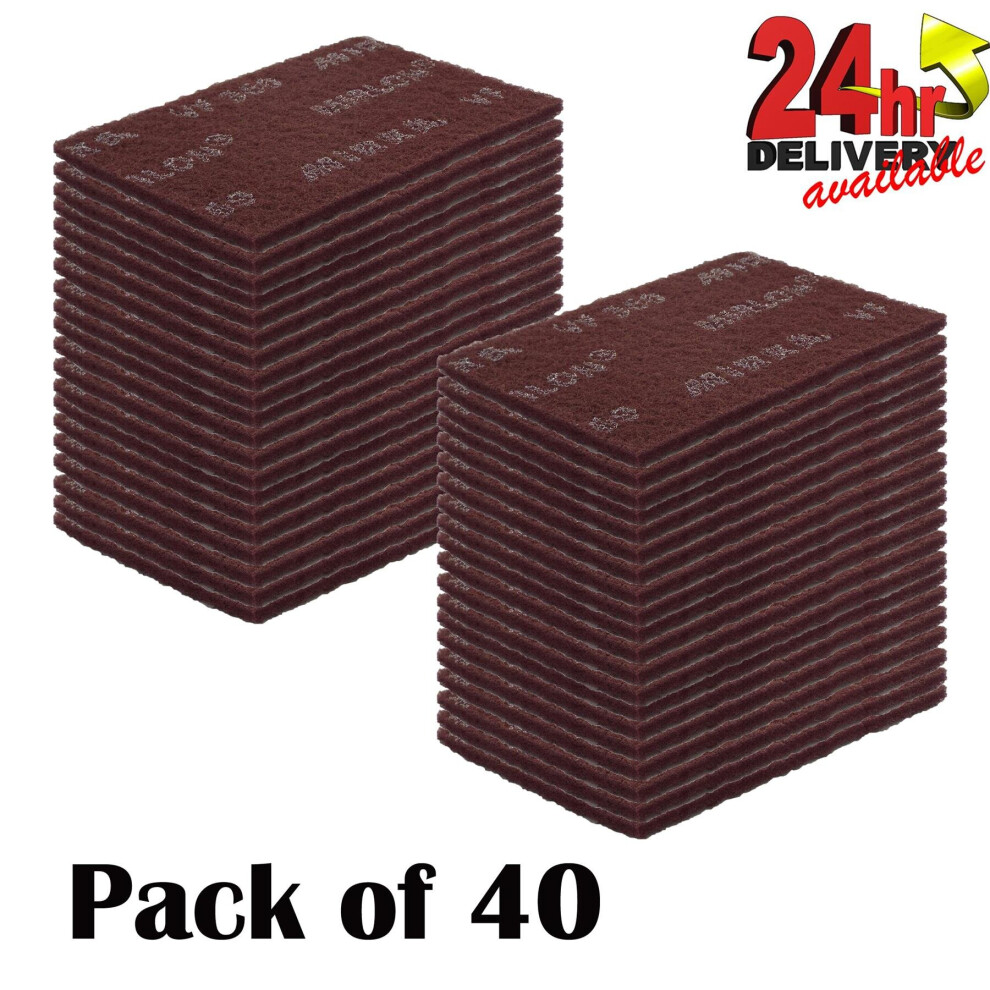 Mirka Mirlon Scotch Red Very Fine 360 Grit 40x Hand Finishing Pads