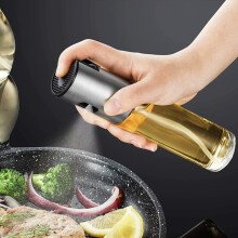 Oil Pump Spray Bottle 100ML- Stainless Steel Olive Pump Spray Bottle