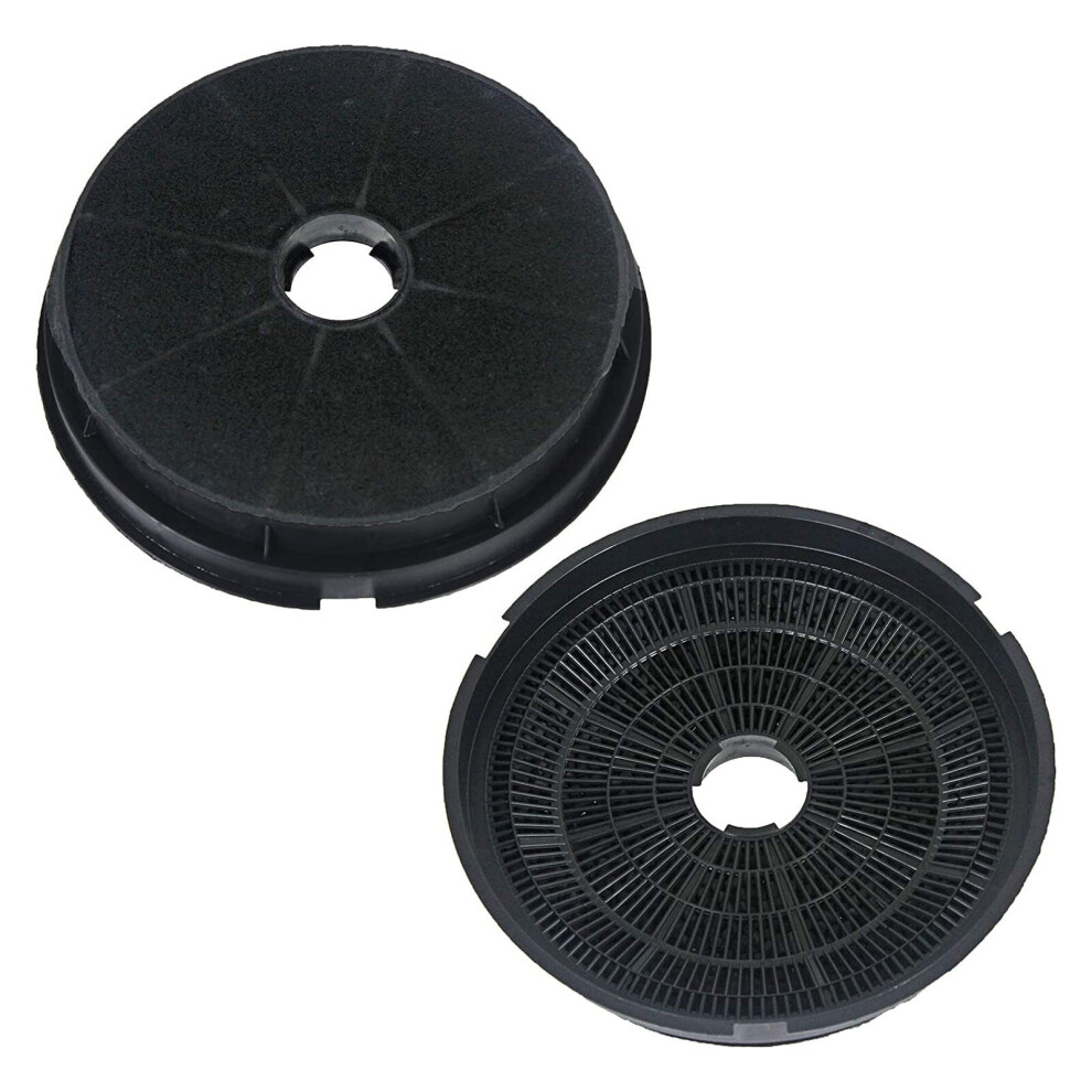 Round Charcoal Vent Filters for Baumatic Oven Cooker Hoods (Pack of 2)