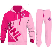 (13 Years, Baby Pink) Girls Boys HNL Hooded Top Bottom Tracksuit