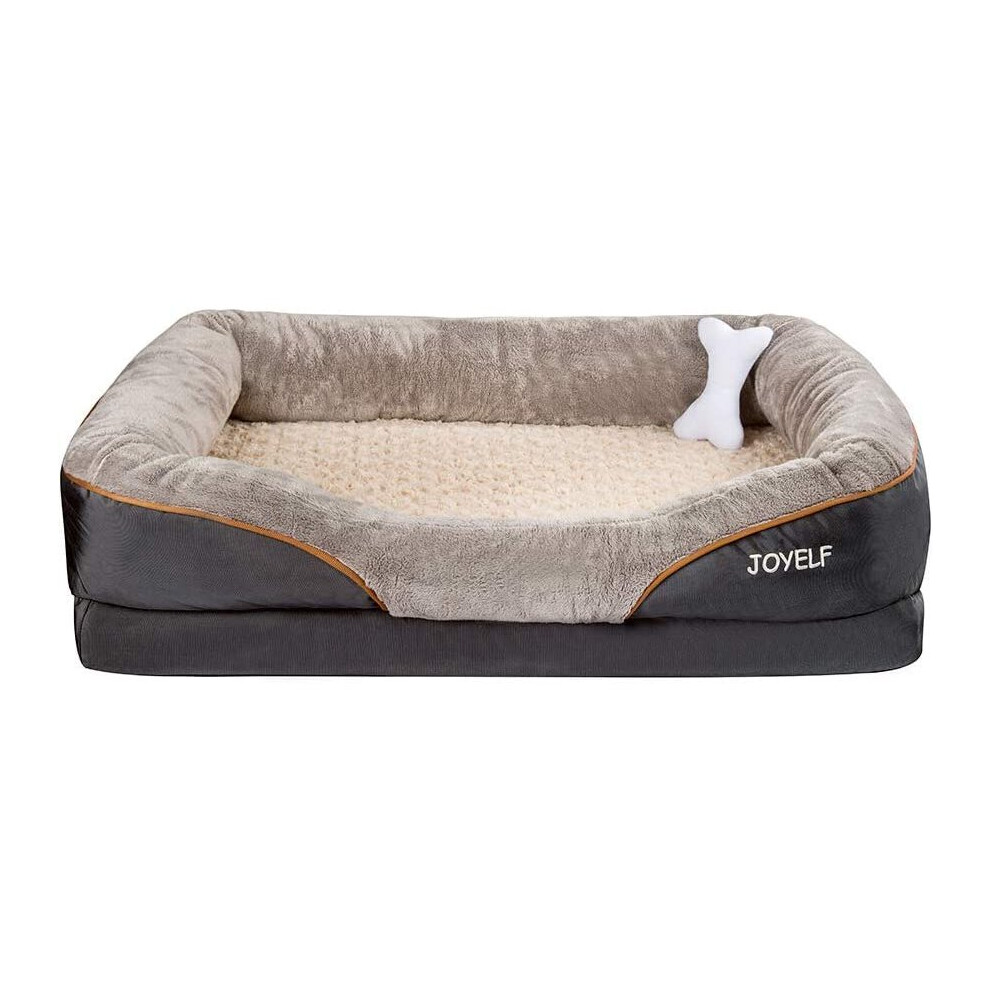 JOYELF XX-Large Memory Foam Dog Bed, Orthopedic Dog Bed & Sofa with Removable Washable Cover Dog Sleeper for Large Dogs