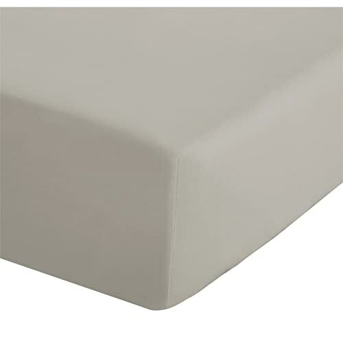 Catherine Lansfield Catherine Lansfield Easy Iron Percale Double Extra Deep Fitted Sheet Natural