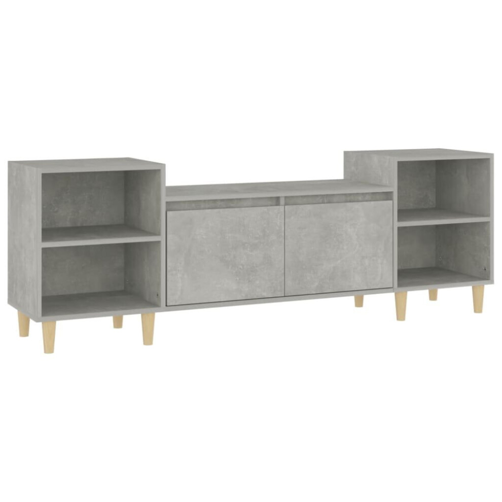 (concrete grey) vidaXL TV Cabinet Engineered Wood Home Sideboard Media Cabinet Multi Colours