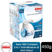 Kompaktný odvlhčovač vzduchu UniBond AERO 360 s náplňou, 450 g