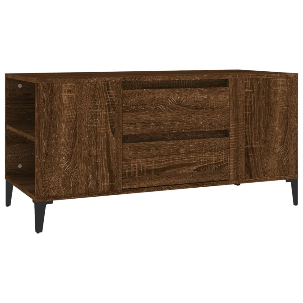 (brown oak) vidaXL TV Cabinet Engineered Wood TV Console Media HiFi Cabinet Multi Colours