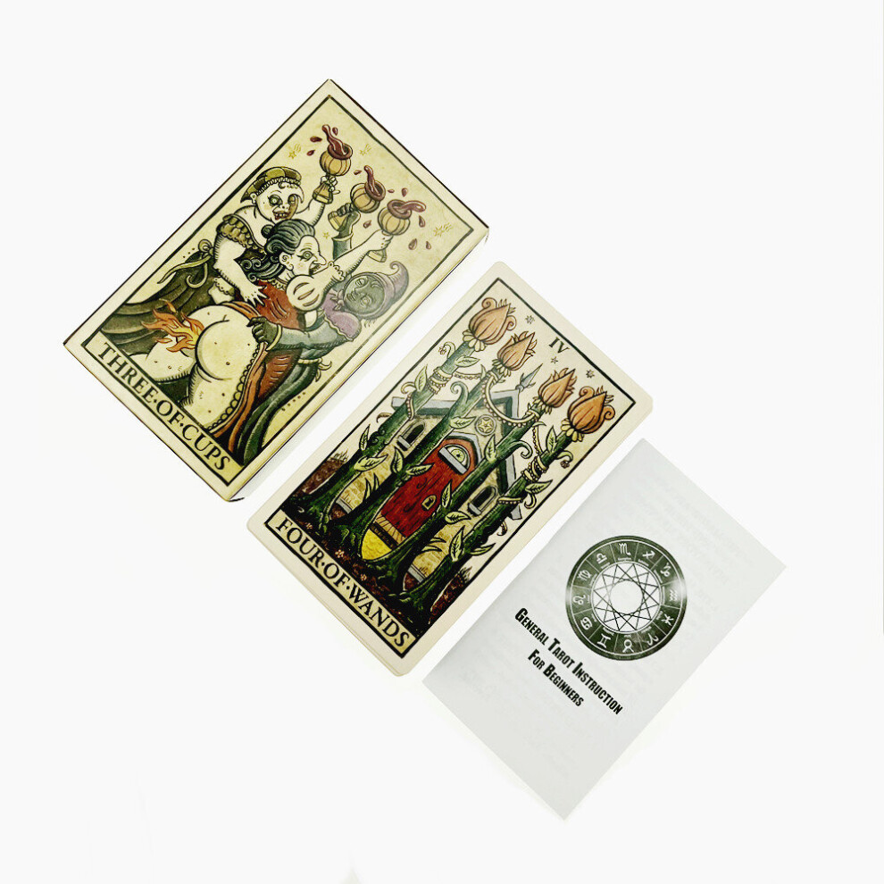 Tarot Trionfi della Luna ILLUSTRATED English Tarot Card Game