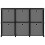 VidaXL vidaXL 6-Cube Display Shelf with Boxes Black Fabric Storage Organiser Unit 11