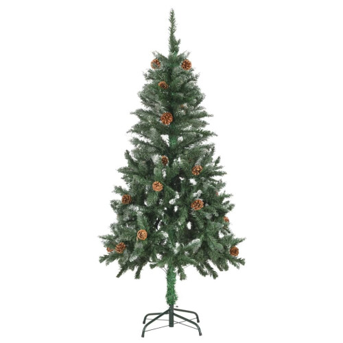 VidaXL vidaXL Artificial Pre-lit Christmas Tree with Pine Cones Christmas Decoration 2