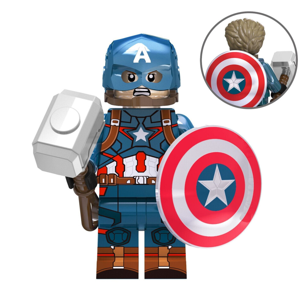 Marvel Avengers Super Heroes Captain America Minifigures Toys Fit Lego on OnBuy