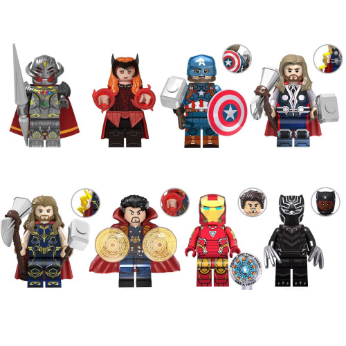 Marvel Avengers Super Heroes Captain America Minifigures Toys Fit