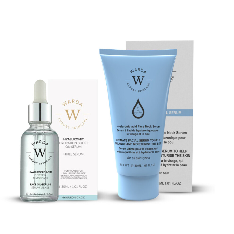 Hyaluronic Acid Hydration Serum 30ml + Hyaluronic acid Face Neck Serum