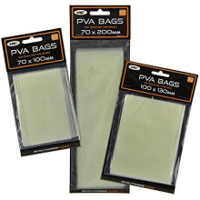NGT PVA Fast Dissolving Carp Bags Non Residue All Types Sizes for Fishing (70 x 100mm)