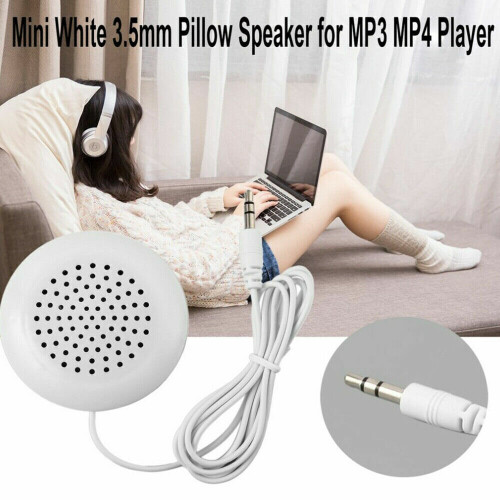 Mini 3.5mm Pillow Speaker For iPhone iPod CD Radio MP3 MP4 Player