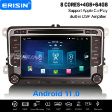 8-Core Android 11 64GB Car Stereo For VW Golf 5/6 Passat Polo EOS Bora Tiguan Skoda WiFi CarPlay DAB+ Satnav