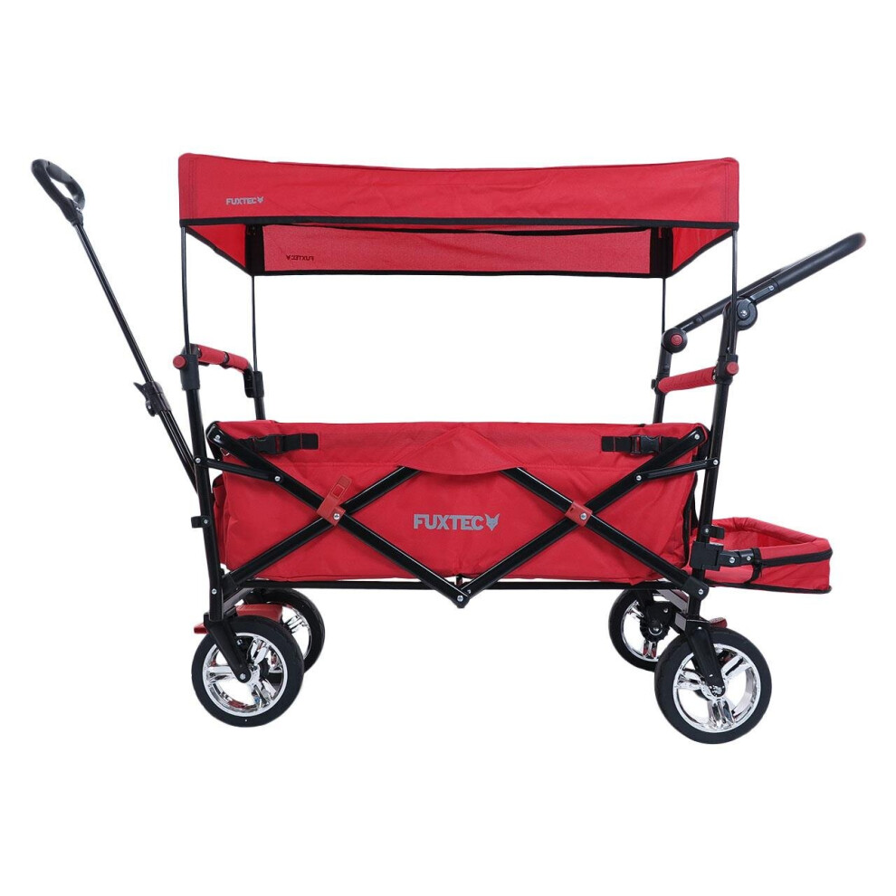 (Red) FUXTEC Folding Wagon / Foldable Wagon CT-800