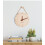 (Tape scale, Classic edition) Wooden hanging rope clock simple creative clock 3