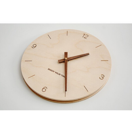 (Tape scale, Classic edition) Wooden hanging rope clock simple creative clock 1