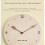(Tape scale, Fallen leaves) Wooden hanging rope clock simple creative clock 5