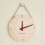 (Tape scale, Classic edition) Wooden hanging rope clock simple creative clock 1