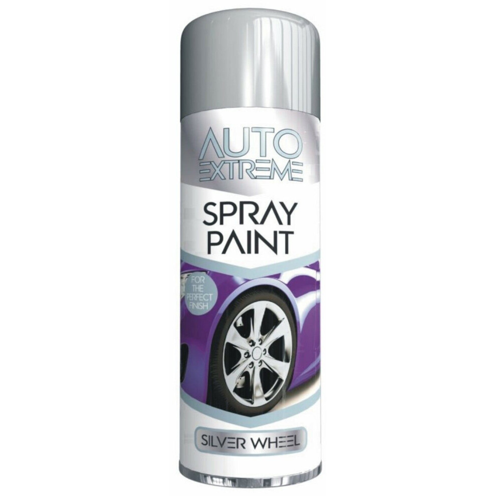 250ML AX SILVER ALLOY WHEEL SPRAY PAINT RESTORER CAR BIKE AUTO SATIN-image-OPC-PBBBC9Q-NEW