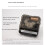 (Tape scale, Elegant cool black) Wooden hanging rope clock simple creative clock 5