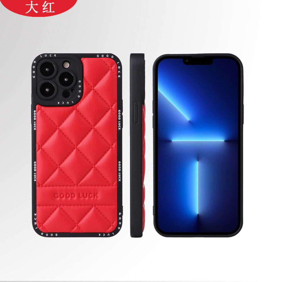 (red, iphone11) Suitable for iphone series phone case anti-drop