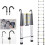5M Heavy-Duty Portable Telescopic Aluminium Ladder - Multi-Purpose, Extendable, Lightweight & Compact 2