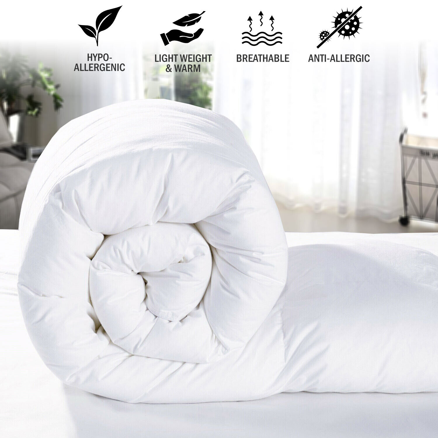AntiAllergy Duvet Tog Winter Warm Soft Quilt on OnBuy