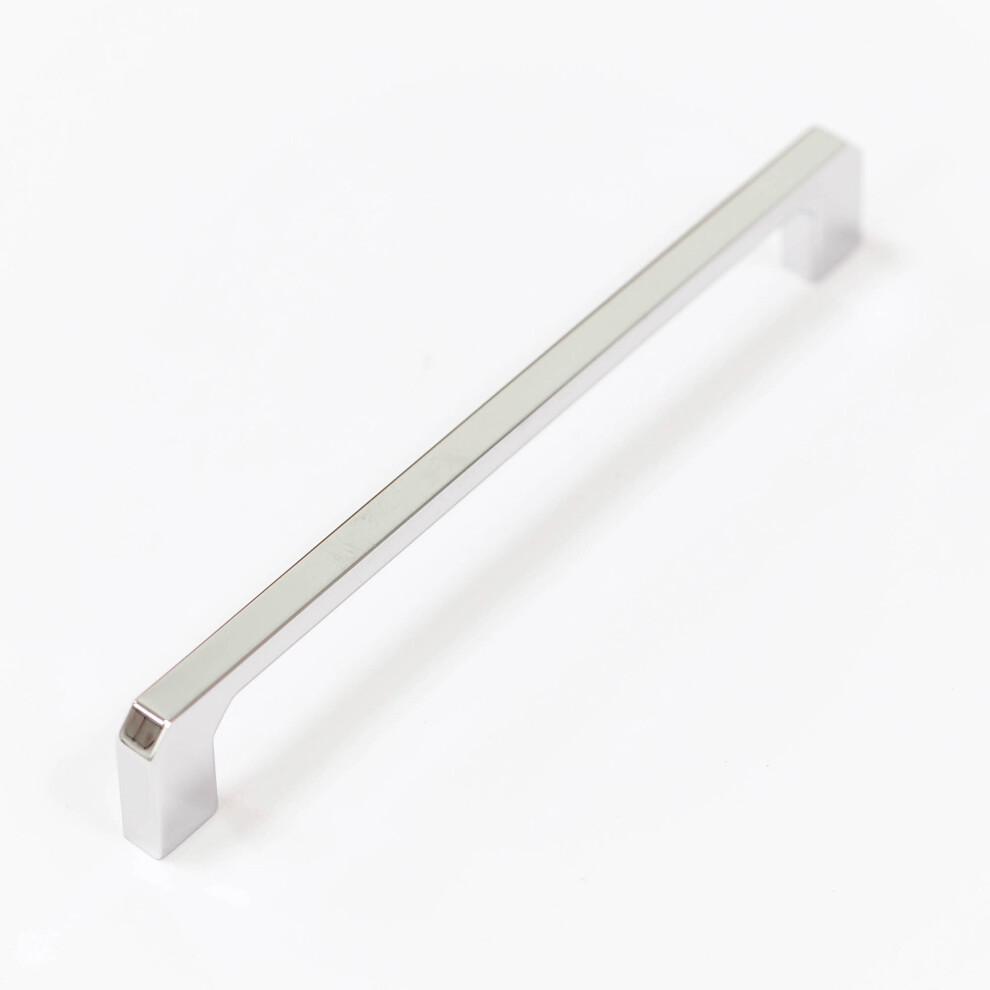 (160Mm Handle) Square Polished Chrome Handles 128Mm - 320Mm 5060796703863