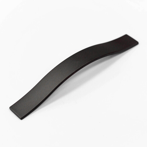 160mm Dark Grey Titanium Curved Strap Handle