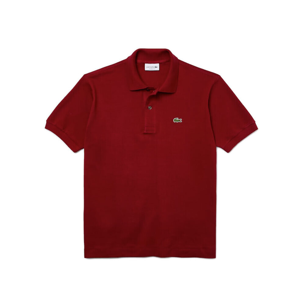 (S) Lacoste Mens Polo Shirt Red