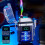(Black) Electric Lighter Dual Arc Waterproof Rechargeable Lighter With Battery Indicator 3