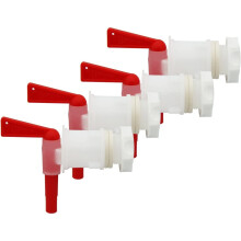 4 PACK Plastic Bottling Bucket tap faucet