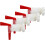 4 PACK Plastic Bottling Bucket tap faucet 1