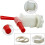 4 PACK Plastic Bottling Bucket tap faucet 2