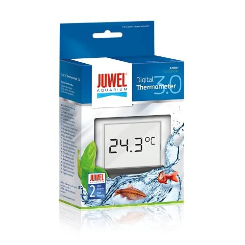 Juwel Juwel Aquarium Digital Thermometer 3.0, Black, Transparent