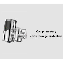 (silver, Delivery of anti-leakage protection plug) Electric faucet 3 seconds without installation