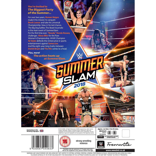 WWE SummerSlam 2018 (DVD) 2