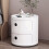 Living And Home (White) Cylindrical Multi-Tiered Plastic Storage Drawer Unit 1