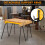 Costway Twin Pack Folding Sawhorses Tool Stands Power Tools Convenient Handle 6