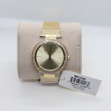 Michael Kors MK3368 Luxury Ladies Watch Gold Mesh Bracelet 39mm