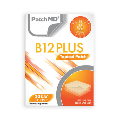 PatchMD B12 Energy Plus Topical Patch - 30 Daily Patches 2
