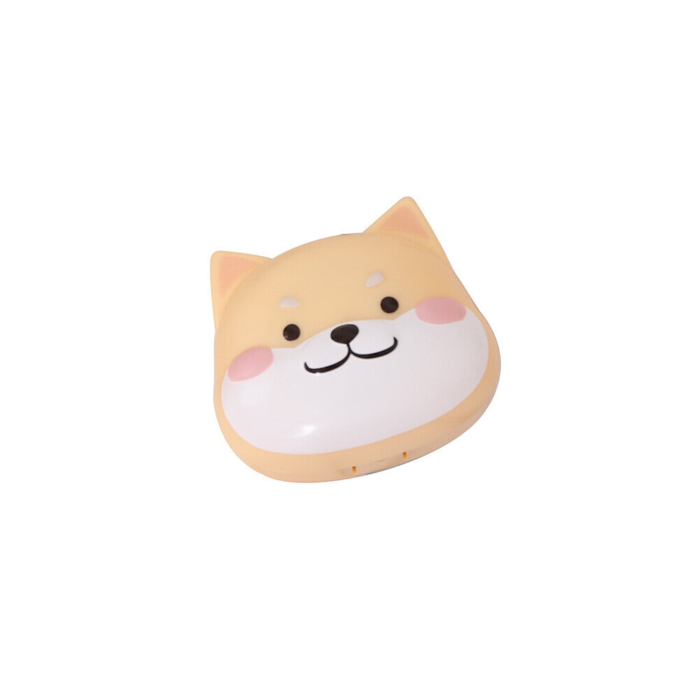 (beige) Stereoscopic contact lens case cartoon cute