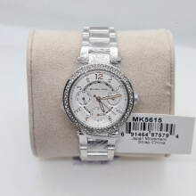 Michael Kors Mini Parker MK5615 Silver Stainless Steel Women's Watch 33mm