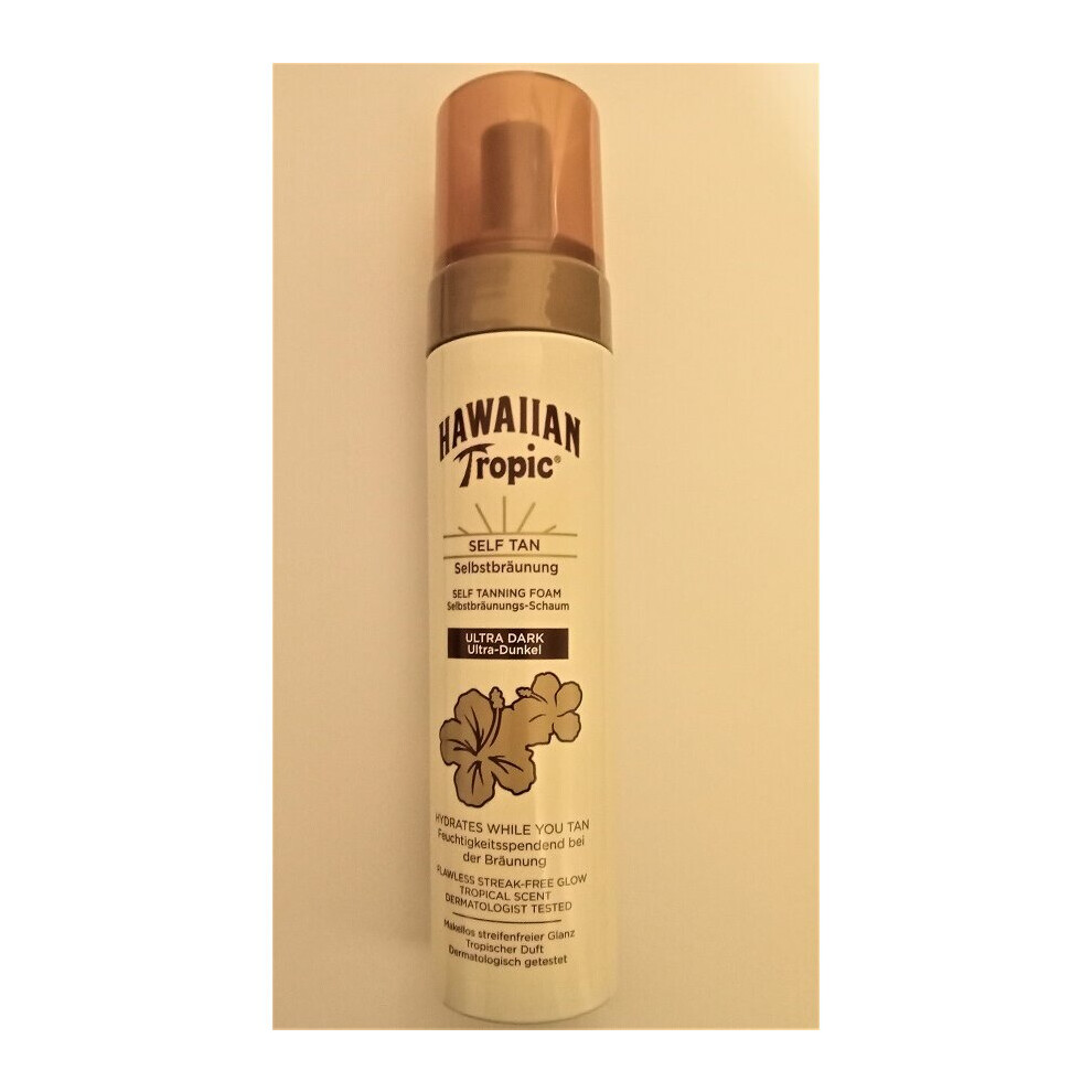 Hawaiian Tropic Self Tanning Foam 200ml Ultra Dark