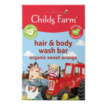 Childs Farm Hair & Body Wash Bar Organic Sweet Orange 60g